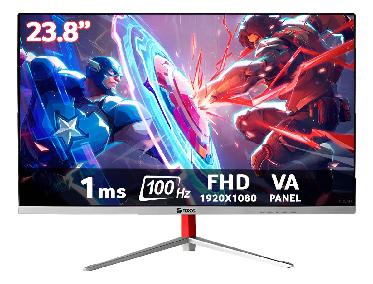 MONITOR CURVO GAMER TE-2402S 23.8' FULL HD 100HZ 1MS HDMI VGA FHD