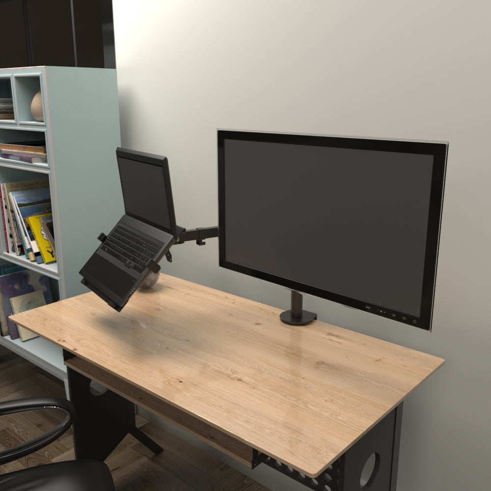RACK KLIP XTREME SOPORTE PARA MONITORES 32" Y LAPTOP 15.6" KMM-301