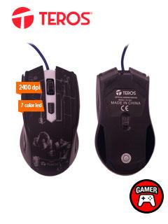 Mouse Gamer Teros Te-G63 RGB DPI AJUSTABLE