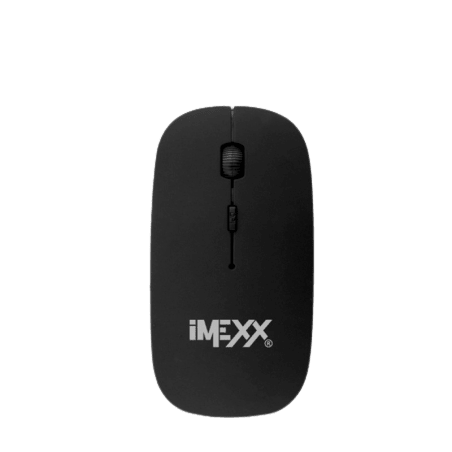 MOUSE IMEXX ULTRA SLIM BLACK WIRELESS (PN:IME-26302)