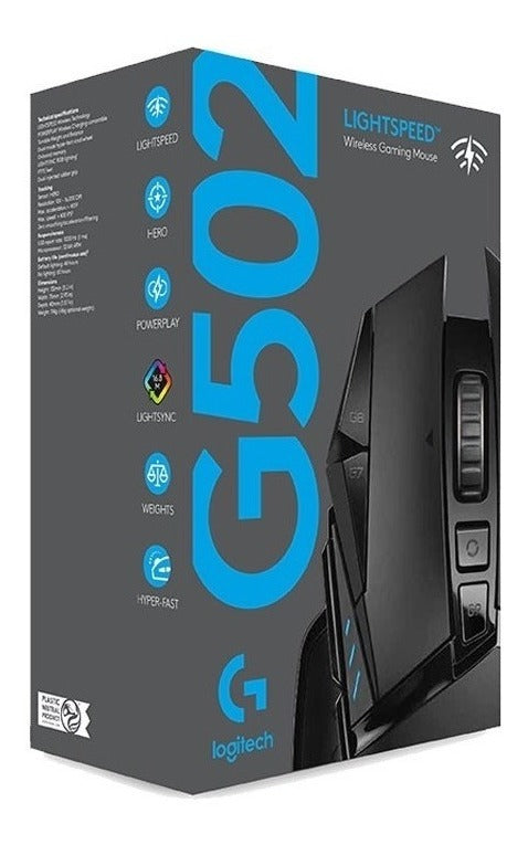 MOUSE GAMER LOGITECH G502 HERO 25k INALAMBRICO RGB LIGTHSPEED