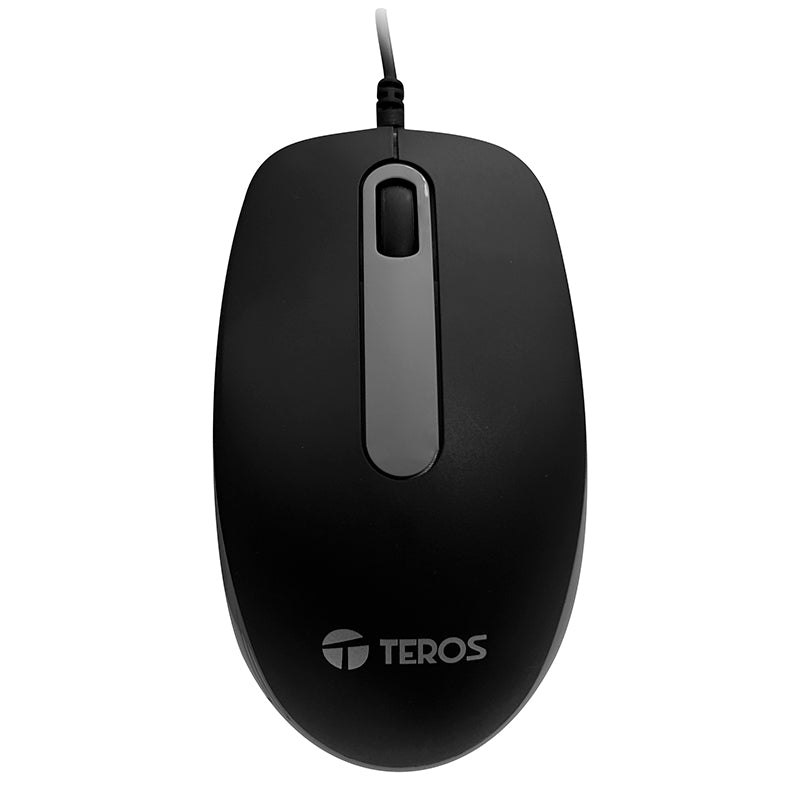 Mouse Optico Teros TE-1220S 1000dpi USB 3 botones