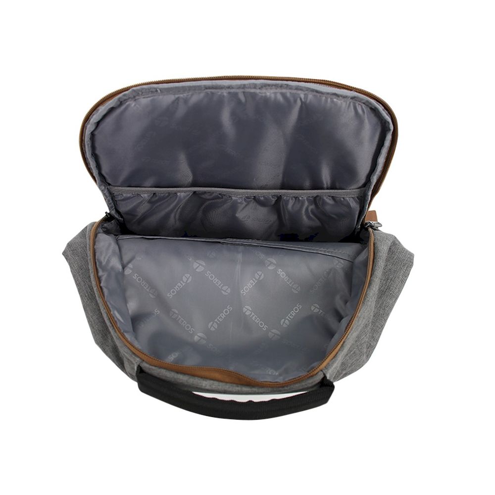 Mochila Teros TE-ACS9023GR PARA LAPTOP hasta 15.6' POLIESTER CARRY ON