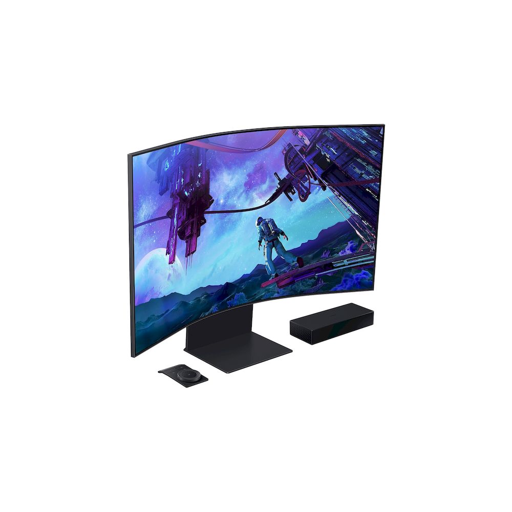 Monitor SMART Curvo Samsung 55CG97 Odyssey ARK 55' 4K 165hz 1ms HDMI DISPLAYPORT PIVOT PARLANTES HDMI 2.1