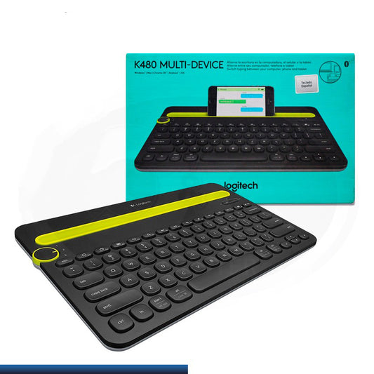 TECLADO LOGITECH K480 CONEXION BLUETOOTH INALAMBRICO NEGRO