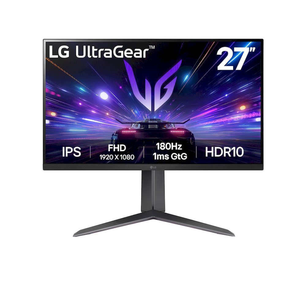 MONITOR GAMER LG 27GS65F 27' FHD IPS 180HZ 1MS G.SYNC AMD FPS