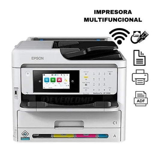 IMPRESORA MULTIFUNCIONAL Epson WorkForce WF-C5890 DUPLEX WIFI RÁPIDA A4