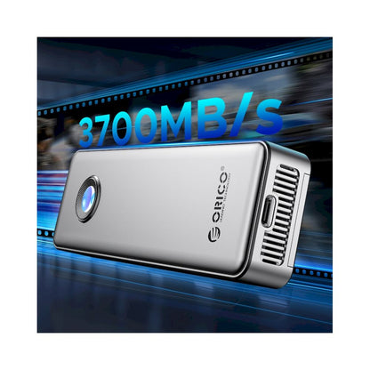 ENCLOSURE SSD USB4 M.2 nvme ORICO DE ALUMINIO 40Gbps RGB CON VENTILADOR 8TB MAX. (MODEL  OUM2-U4)