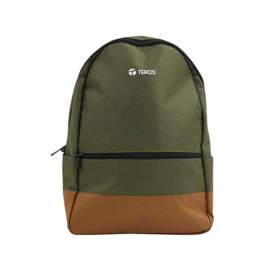 Mochila Teros TE-ACS9021MG VERDE MILITAR PARA LAPTOP HASTA 15.6' POLIESTER