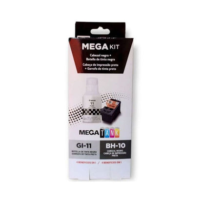 PACK CABEZAL CANON BH-10 NEGRO + TINTA GI-11BK