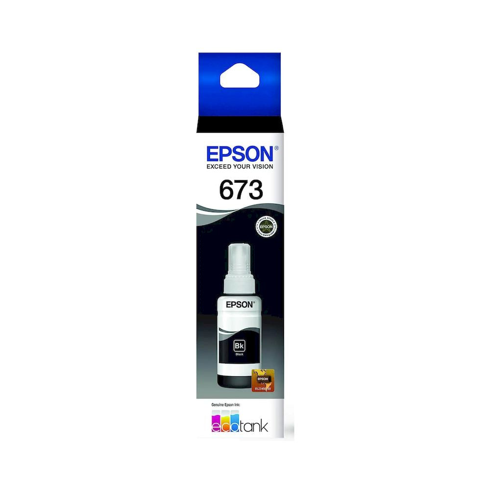 BOTELLA TINTA NEGRO EPSON 673 T673 L1800 L850 L800 L805 L810