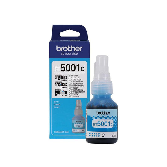 Botella de Tinta BROTHER bt5001C 5001 5001C AZUL CIAN