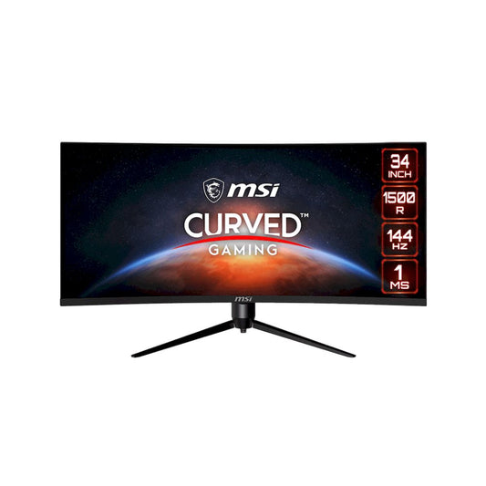 Monitor GAMER Curvo MSI MAG342CQR 34' 1MS 144HZ ULTRAWIDE PS5 PS4 XBOX