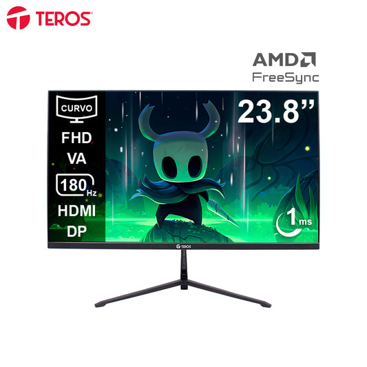 Monitor Teros TE-2476G 23.8' VA FULL HD 180hz 1MS HDMI DP KENSINGTON  (486169)