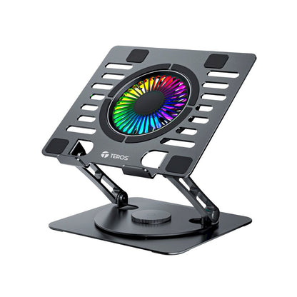 Cooler TEROS TE-7132N RGB PARA PORTÁTILES Y TABLETS DE HASTA 15.6"