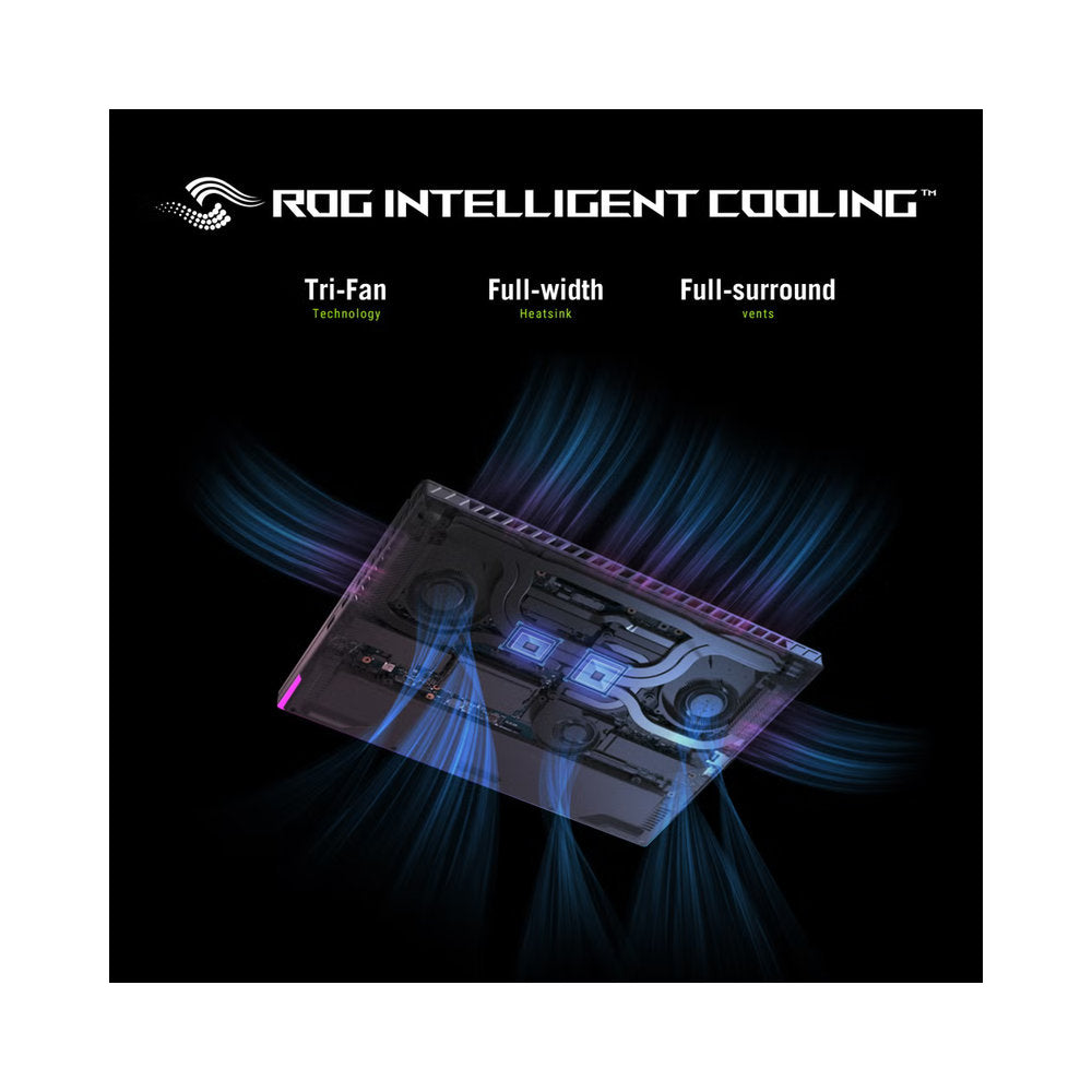 Laptop ASUS ROG STRIX G18 18' R9 16GB 1TBSSD RTX5050 V8GB T. ILUMINADO 16NUCLEOS W11 (G814PH ES94)