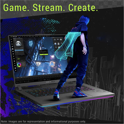 LAPTOP GAMER ROG STRX G16 16" RYZEN9 1TBSSD 16GB DDR5 RTX 5070 W11 (G614PP-WH94)