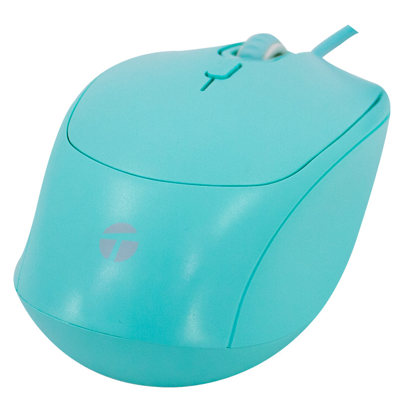 MOUSE OPTICO TEROS TE-1227S 800-1200-1600 DPI USB 4 BOTONES RUEDA