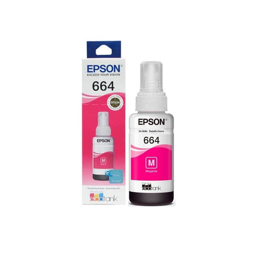 Botella tinta EPSON T664320 magenta 664 serie L 100% original