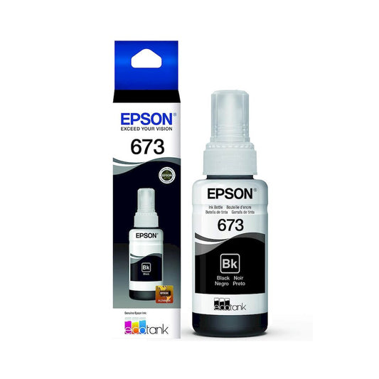 BOTELLA TINTA NEGRO EPSON 673 T673 L1800 L850 L800 L805 L810