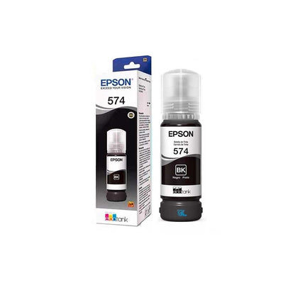 Botella Tinta Epson 574 T574 NEGRO Ecotank L8050 L18050 T574120-AL