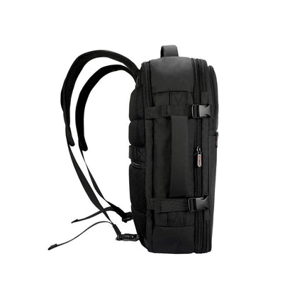 MOCHILA VIAJERA TEROS TE-ACS9025 NEGRO CON CLIP DE SEGURIDAD PORTALAPTOP