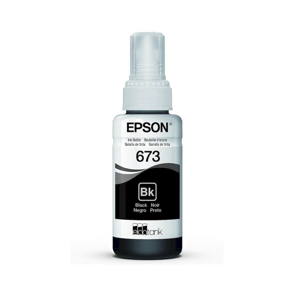 BOTELLA TINTA NEGRO EPSON 673 T673 L1800 L850 L800 L805 L810