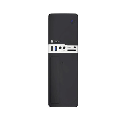 Case TEROS NEGRO SLIM 250W TE-1032S CON FUENTE 250W BAHIAS 2.5"
