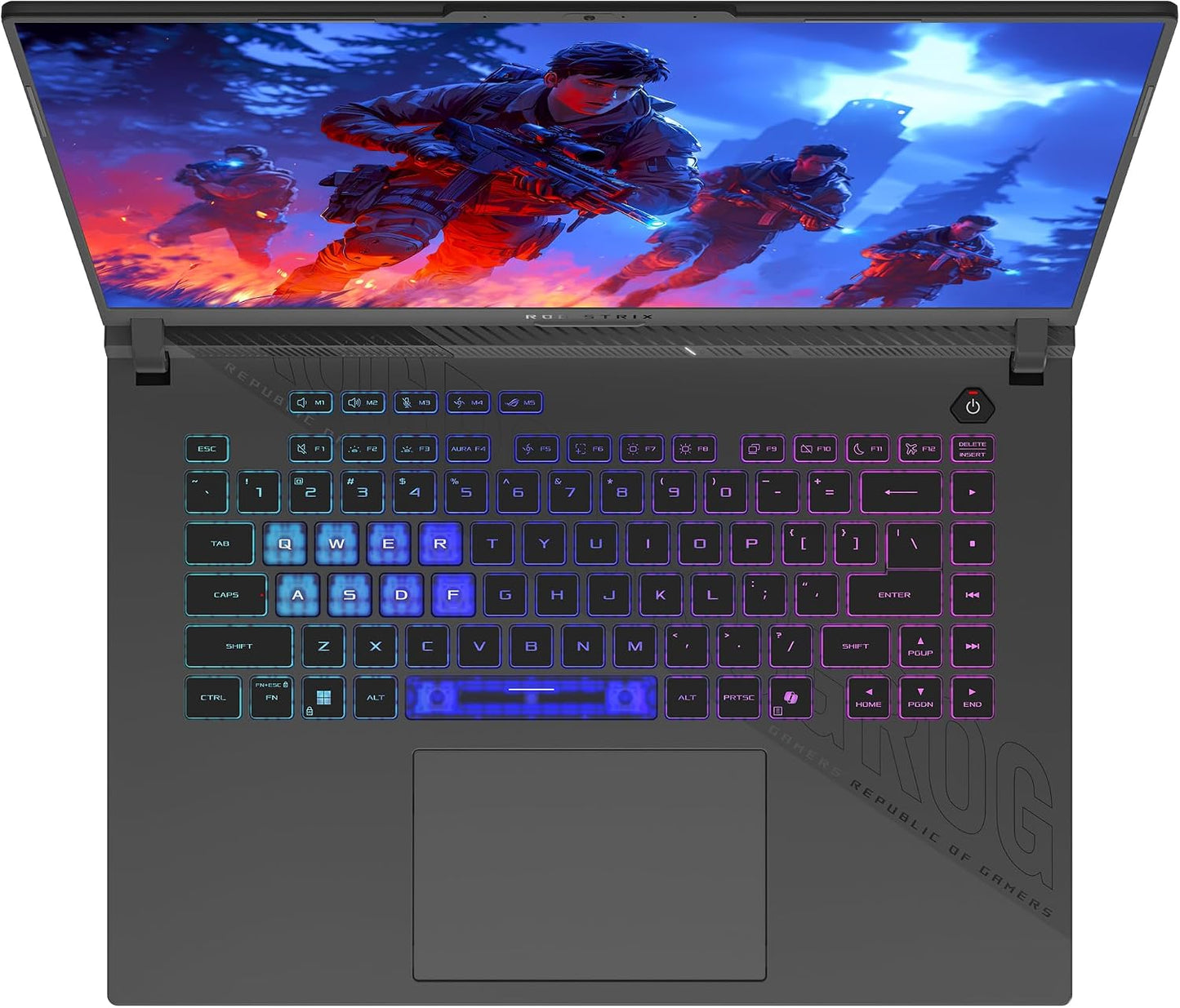 LAPTOP GAMER ROG STRX G16 16" RYZEN9 1TBSSD 16GB DDR5 RTX 5070 W11 (G614PP-WH94)