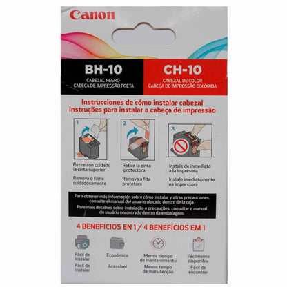 PACK CABEZAL CANON BH-10 NEGRO + CH-10 COLOR CABEZAL CANON G2160 G3160 G2170 G3170 G4170 G5010 G6010 G7010
