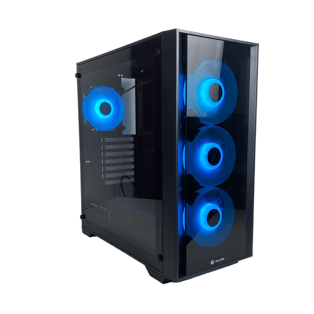 Case GAMER HALION ARIES 10 ATX ARIES 10 C/FUENTE 600W SOPORTA REF. LIQUIDA