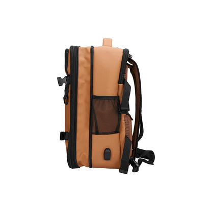MOCHILA MALETIN PARA VIAJE TEROS TE-9038BW COLOR MARRON 15.6' PORTALAPTOP POLYESTER RESISTENTE AL AGUA