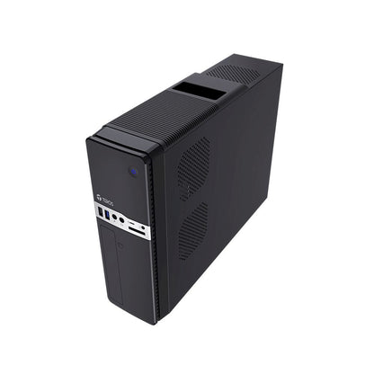 Case TEROS NEGRO SLIM 250W TE-1032S CON FUENTE 250W BAHIAS 2.5"