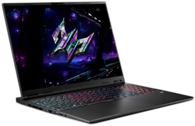 Laptop ACER HELIOS NEO 16S 16' ULTRA9 240H 32GB 1tbSSD V12GB T. ILUMINADO RYX 5070Ti  (NH.U0KAA.001)