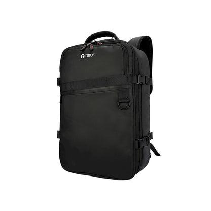 MOCHILA VIAJERA TEROS TE-ACS9025 NEGRO CON CLIP DE SEGURIDAD PORTALAPTOP