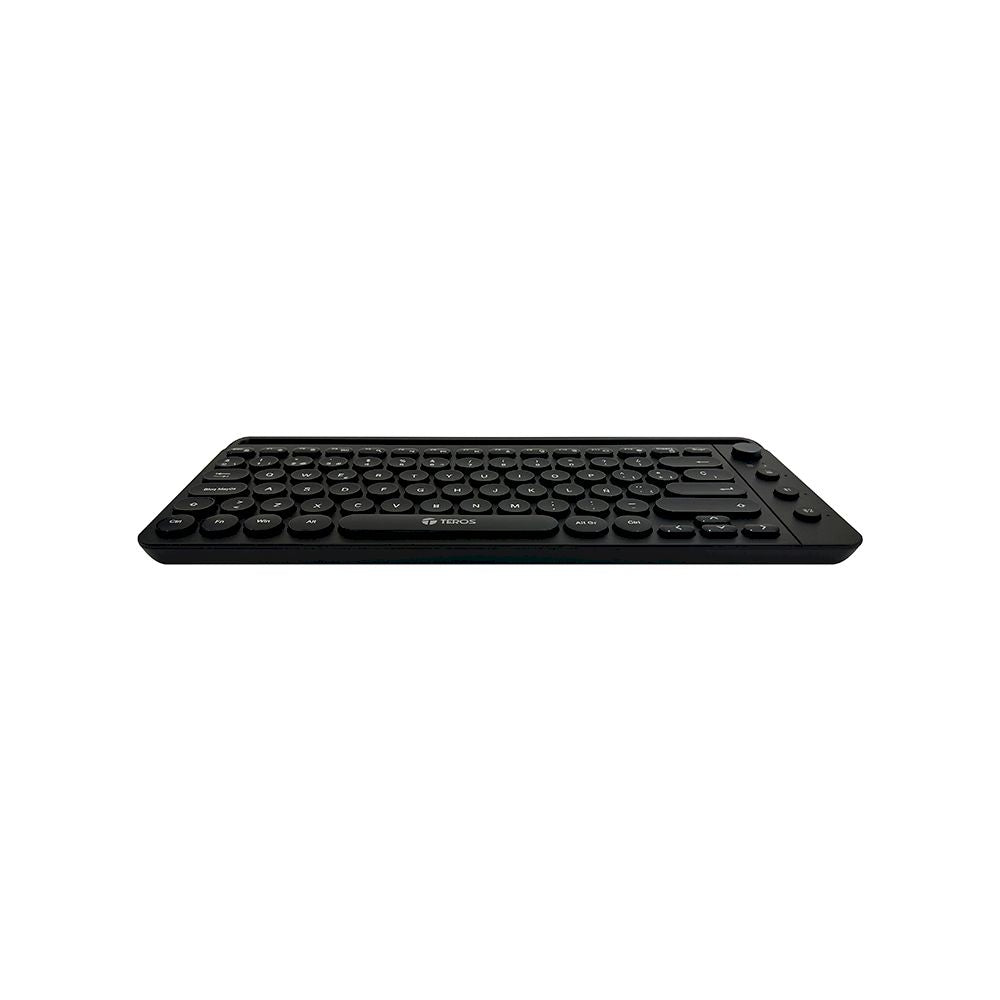 TECLADO INALAMBRICO TE-4064N BLUETOOTH WIRELESS ESPAÑOL CON PERILLA BATERIA RECARGABLE