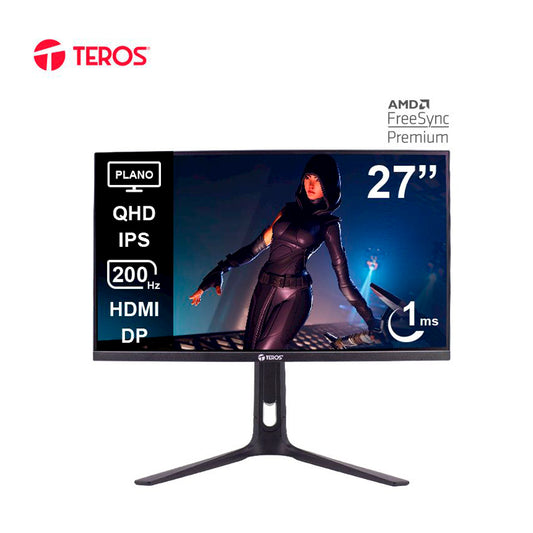 Monitor GAMING Teros TE-2754G 27' QHD IPS 200Hz 1MS RGB FREESYNC PIVOTE