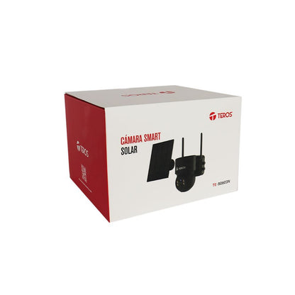 CÁMARA SMART TEROS TE-90603N VISION NOCTURNA MP4 2,4GHz SOLAR 5200 MAH 3MP