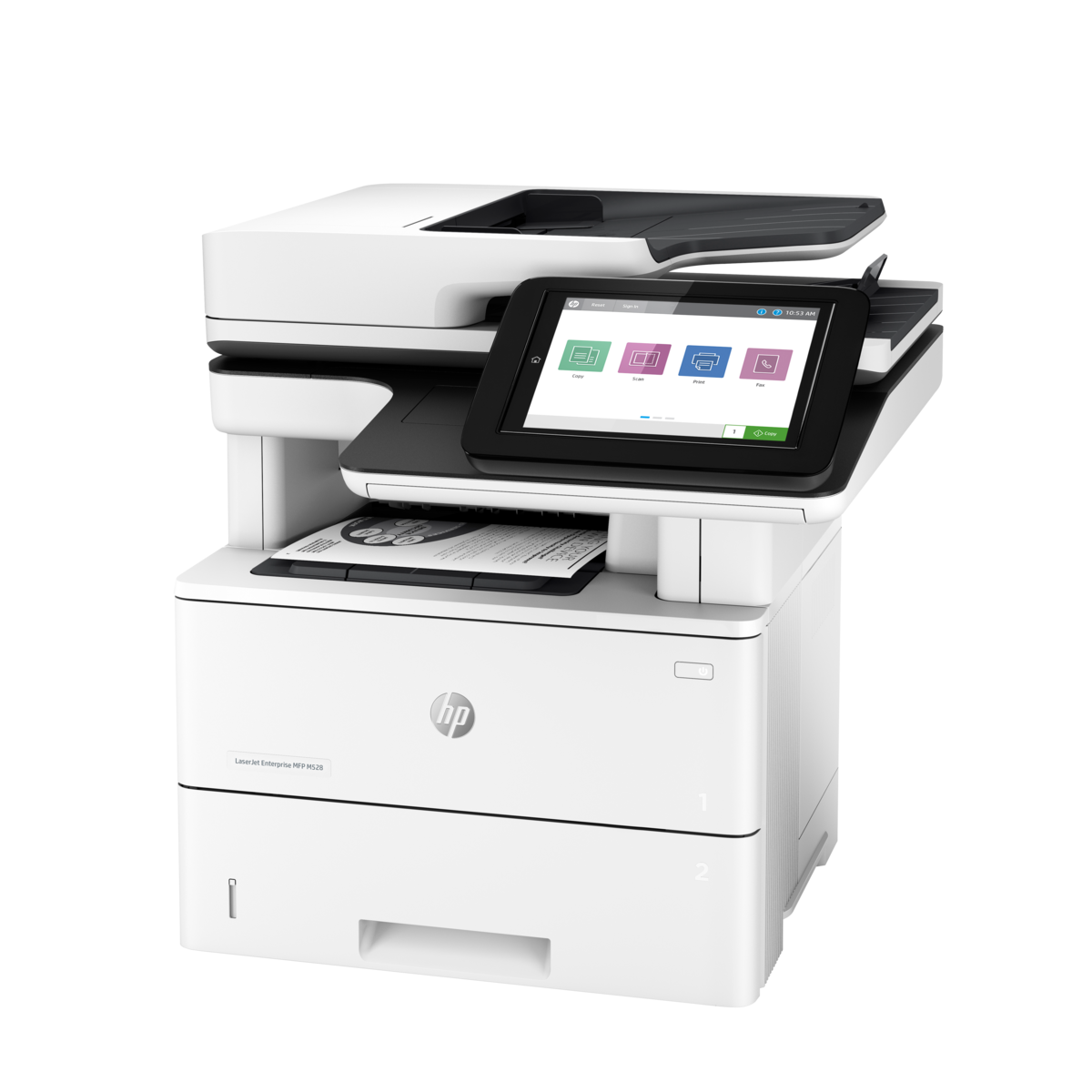 Impresora LASER HP M528DN 8.0" TACTIL USB 2.0 ETHERNET IMPRESION COPIA ESCANEO
