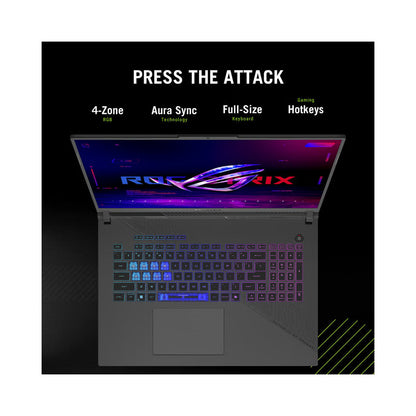 Laptop ASUS ROG STRIX G18 18' R9 16GB 1TBSSD RTX5050 V8GB T. ILUMINADO 16NUCLEOS W11 (G814PH ES94)