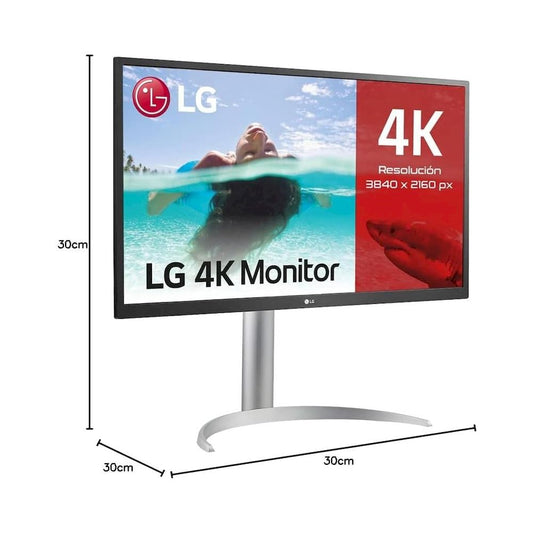 MONITOR GAMING LG 27UP550 27" 4K UHD 5MS IPS PIVOT 27UP550N 27UP550N-W USB C DISPLAYPORT