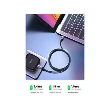 Cable UGREEN USB-C a USB-C carga rápida 100W 1.5m US316