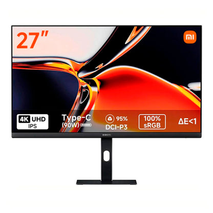 MONITOR XIAOMI 27' A27UI 4K IPS 6MS 60HZ HDMI DP USB-C PIVOTE GIRO VERTICAL (P27UCB-RAGL)