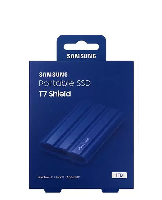 Disco externo SSD SAMSUNG T7 SHIELD 1TB USB C IP65 RESISTE AGUA CAIDAS