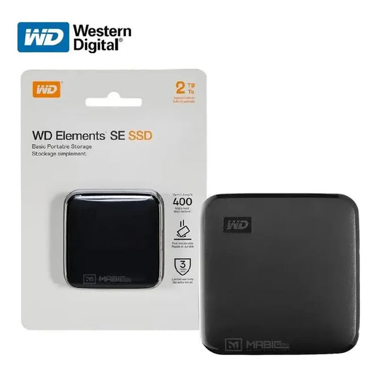 DISCO SSD EXTERNO WD Elements SE 2TB USB 3.0 DISCO SSD Portátil WESTERN DIGITAL DISCO SSD PORTABLE