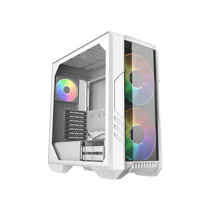Case Cooler Master HAF 500 H500 GLASS ARGB WHITE BLANCO TAPA VIDRIO SIN FUENTE CASE MID TOWER ATX E-ATX