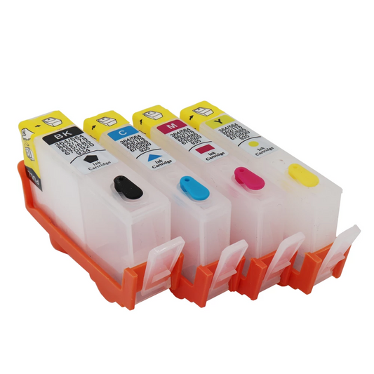 PACK CARTUCHO TINTA HP 670 670XL RECARGABLES Impresora 5525 3525 4615 4625