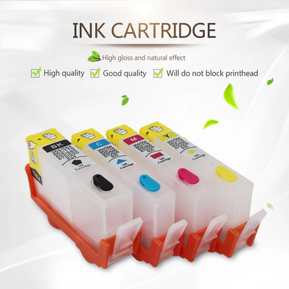 PACK CARTUCHO TINTA HP 670 670XL RECARGABLES Impresora 5525 3525 4615 4625