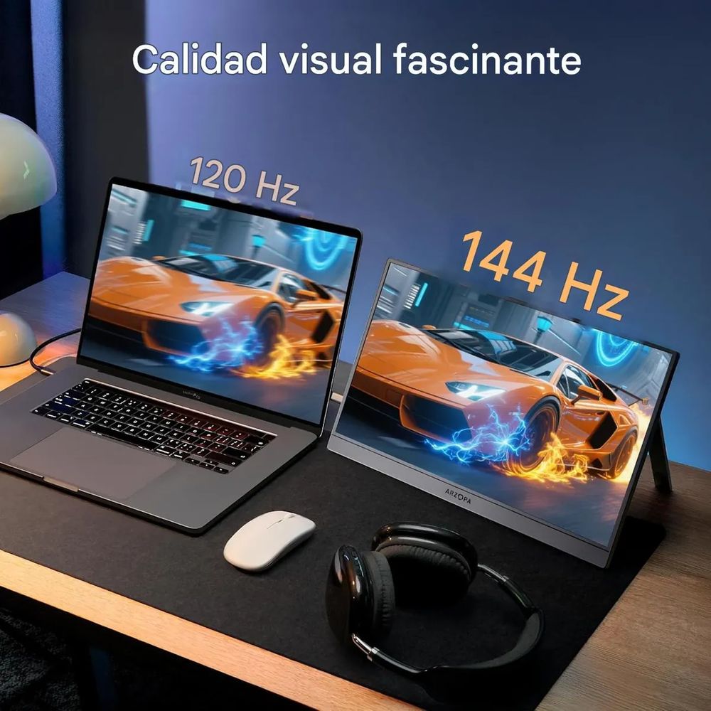 MONITOR PORTATIL 16.1' Z1FC 144HZ USB-C FULL HD IPS + FUNDA COLOR GRIS