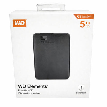 Disco duro externo Western Digital Elements 5TB Disco EXTERNO HDD WD Elements Portable PLAYSTATION PS